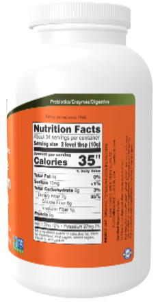 NOW Foods Organic Whole Psyllium Husks 12 oz
