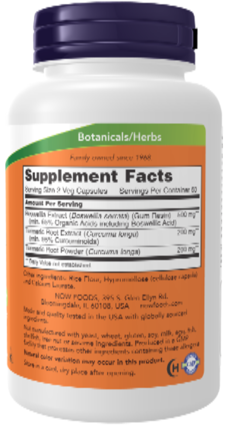 NOW Foods Boswellia Extract 250 mg 120 VCaps