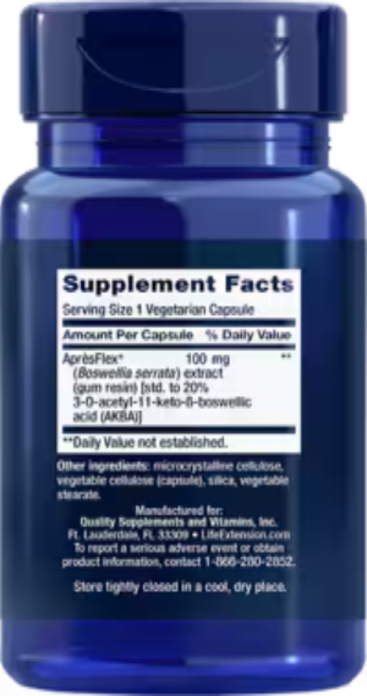 Life Extension 5-LOX Inhibitor with AprèsFlex 100 mg 60 Veg Capsules