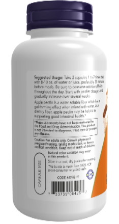 NOW Foods Apple Pectin 700 mg 120 VCaps