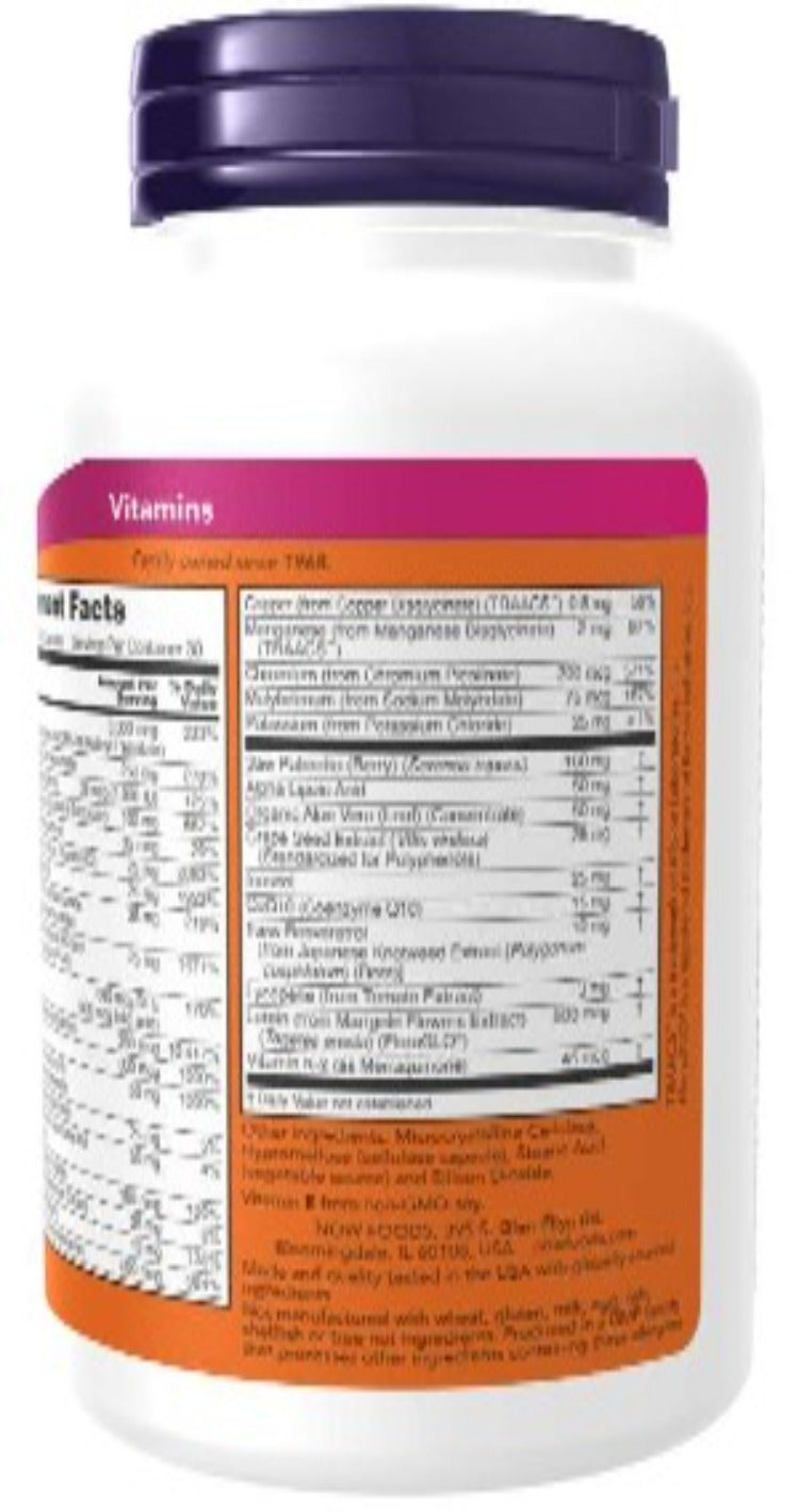 NOW Sports ADAM Men's Multiple Vitamin 90 Veg Capsules