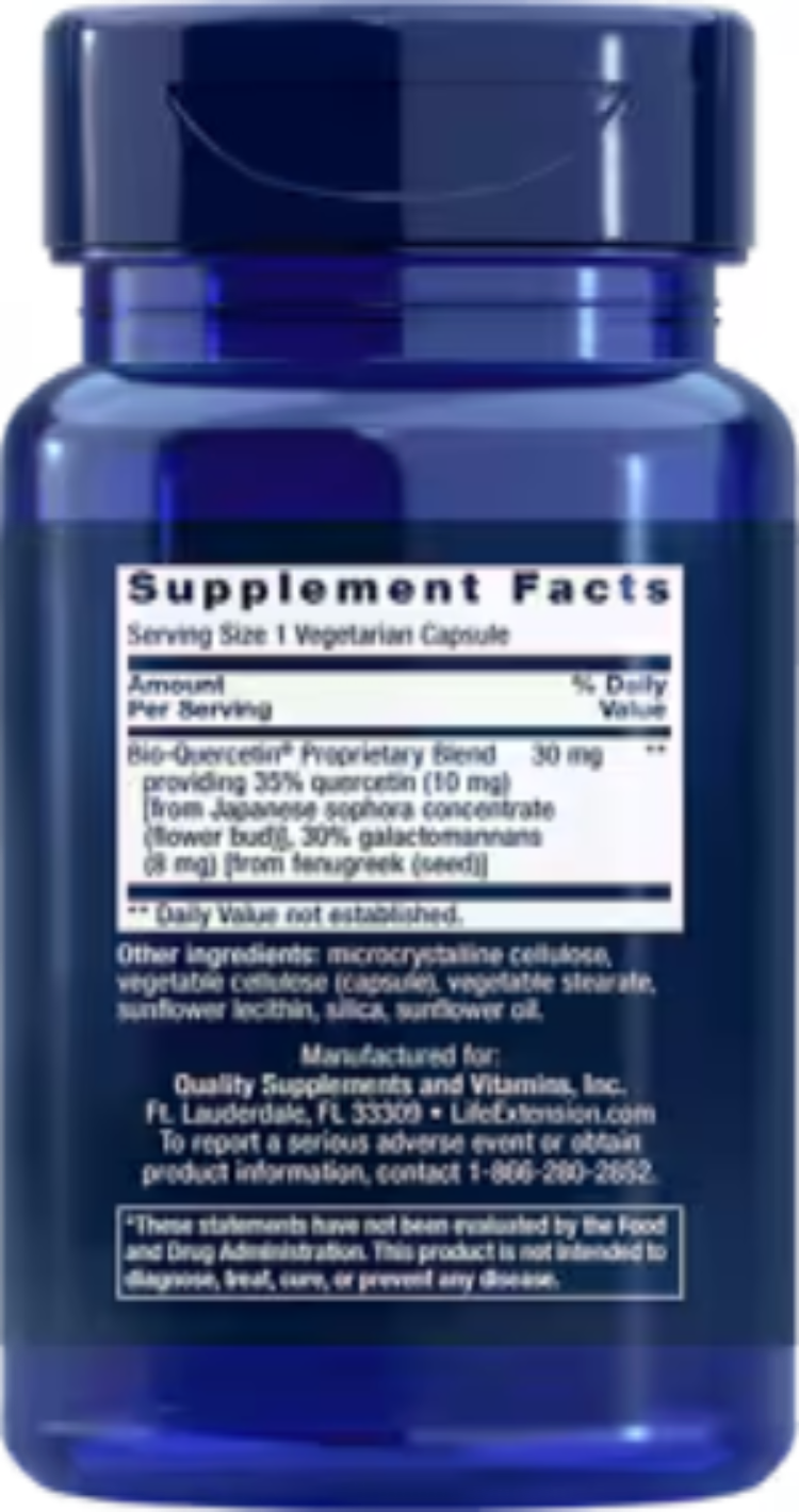 Life Extension Bio-Quercetin 30 Vegetarian Capsules
