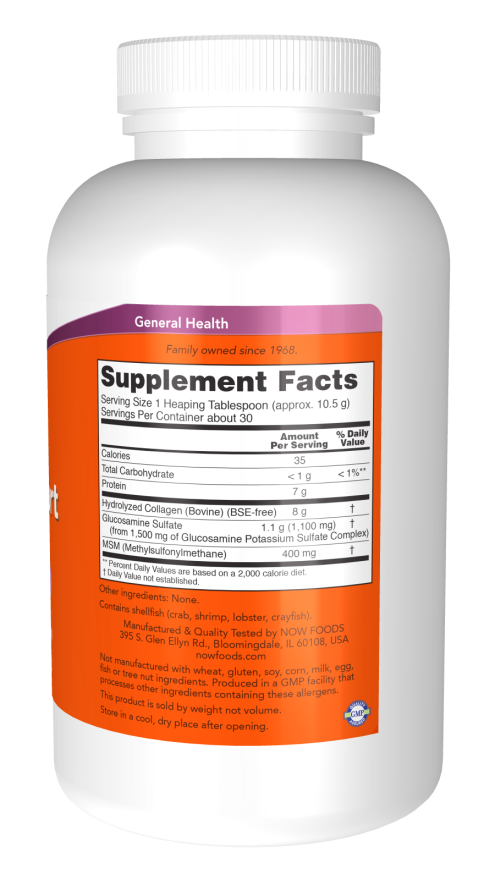 NOW Foods Collagen Joint Support Powder 11 oz