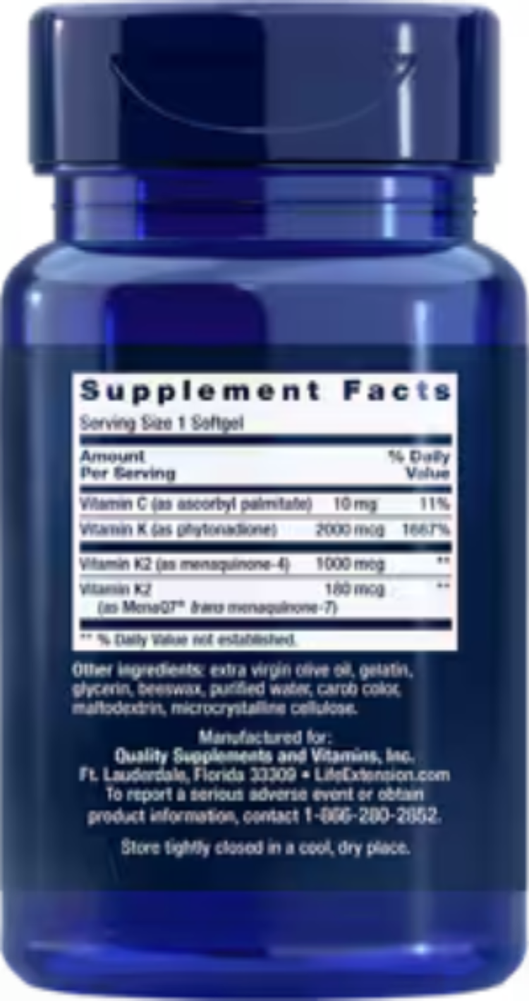 Life Extension Super K 90 Softgels