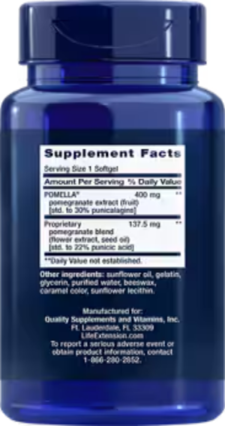 Life Extension Pomegranate Complete 30 Softgels