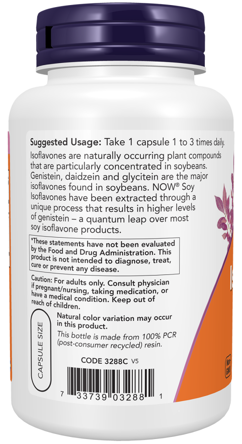 NOW Foods Soy Isoflavones 120 Veg Capsules