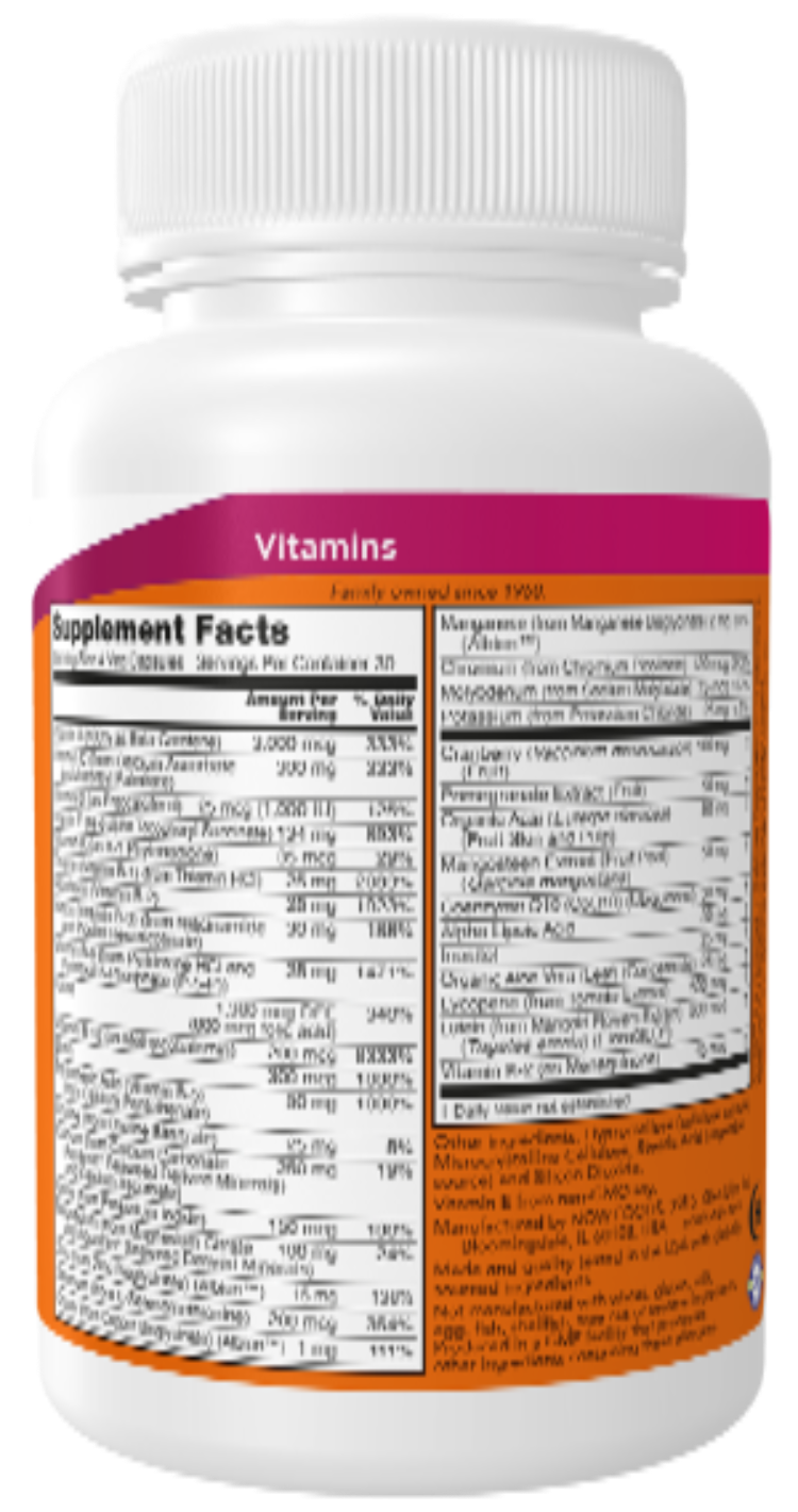 NOW Foods Eve Women's Multiple Vitamin 120 Veg Capsules
