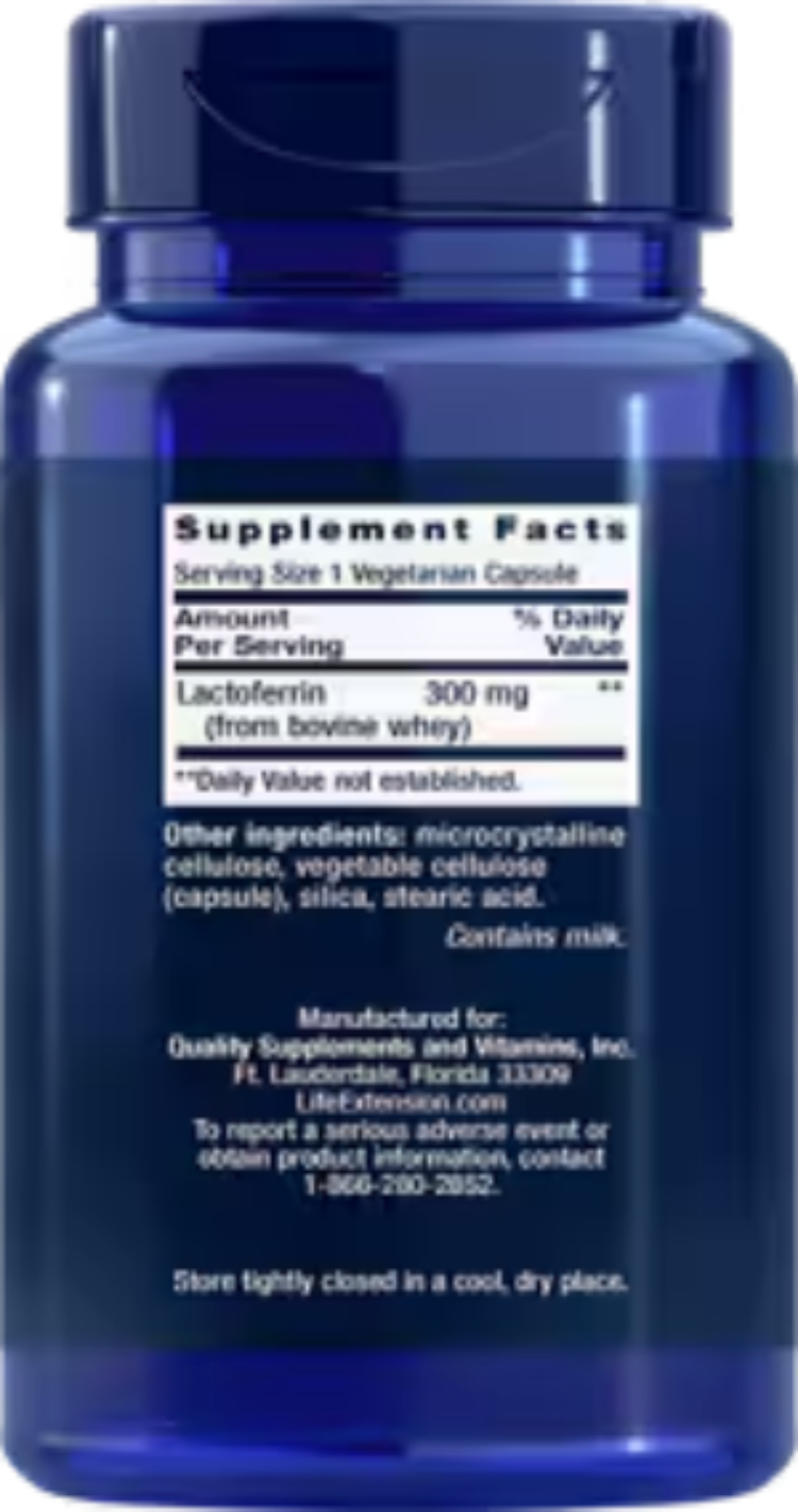 Life Extension Lactoferrin Caps 60 Vegetarian Capsules