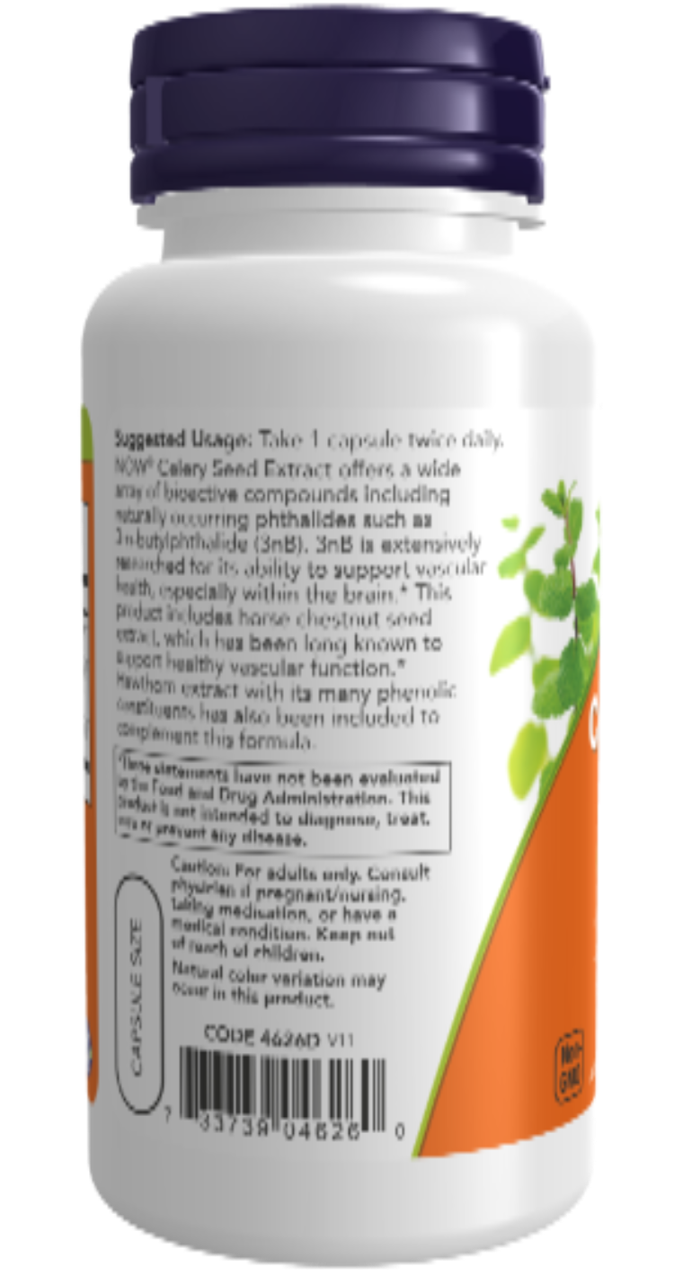 NOW Foods Celery Seed Extract 60 VCaps