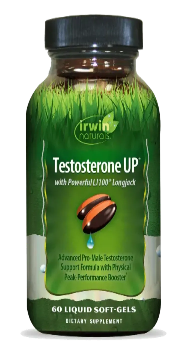 Irwin Naturals Male Vitality UP 60 Liquid Soft-Gels