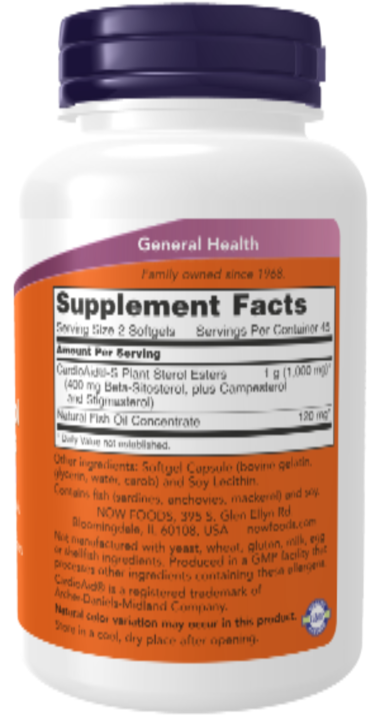 NOW Foods Beta-Sitosterol Plant Sterols 90 Softgels
