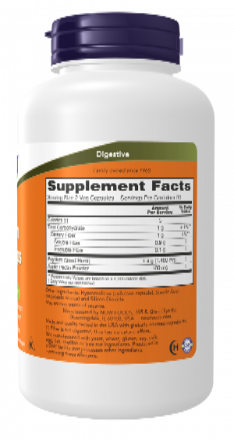 NOW Foods Psyllium Husk 700 mg 180 Veg Capsules