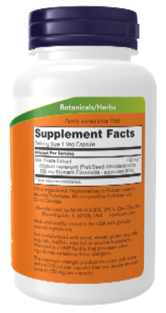 NOW Foods Milk Thistle Extract 750 mg | 90 Capsules product image 2