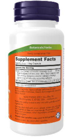 NOW Foods EGCg Green Tea Extract 400 mg 180 VCaps