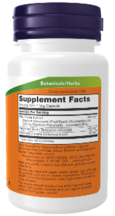 NOW Foods Milk Thistle 300 mg 100 Veg Capsules