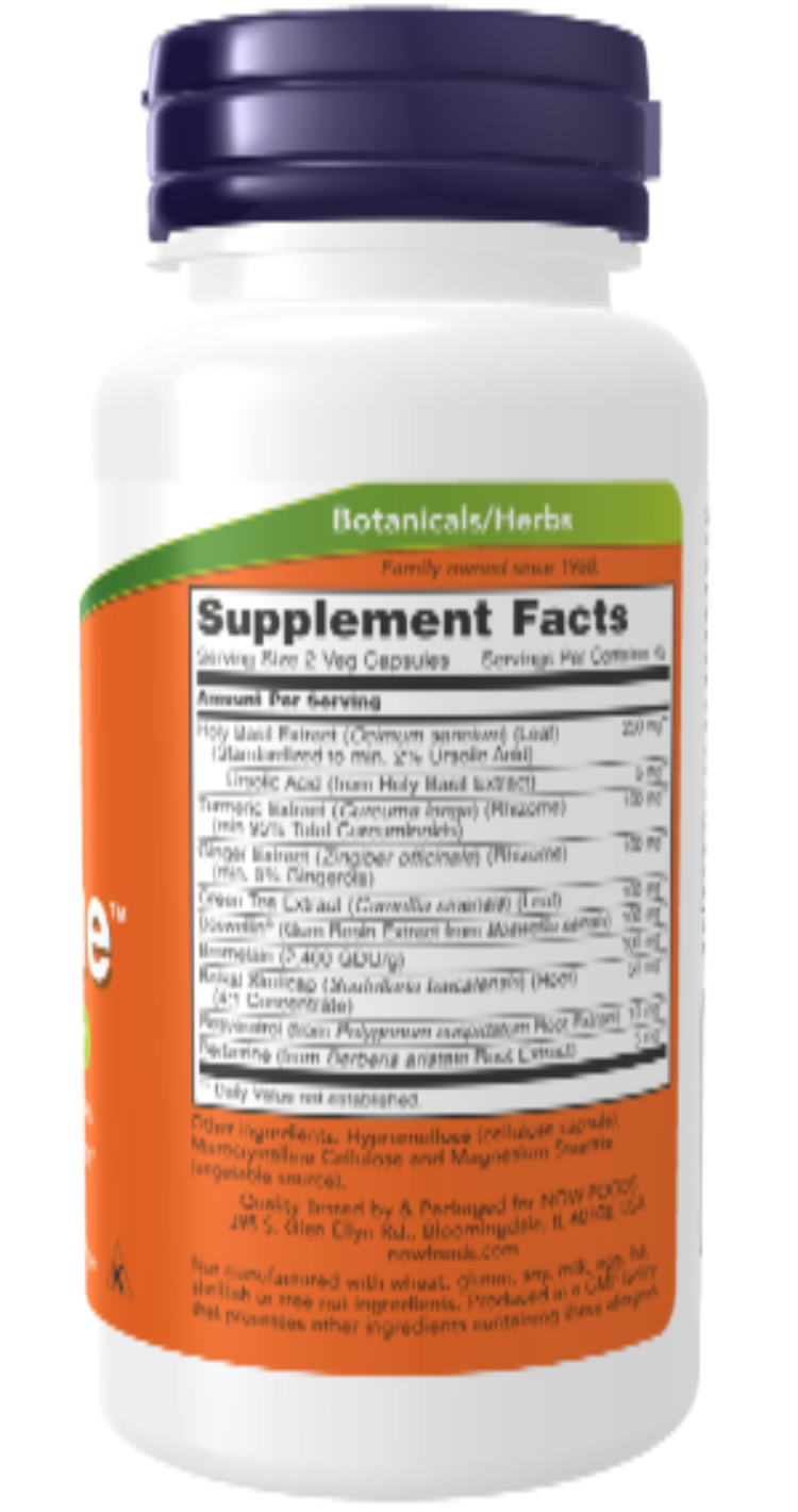 NOW Foods D-Flame | Botanical Herbal Blend | 90 Veg Capsules