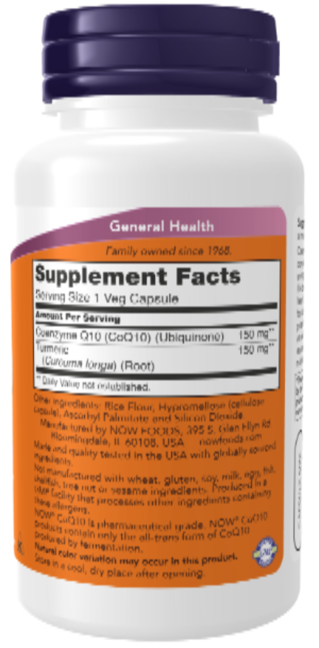 NOW Foods CoQ10 150 mg 100 VCaps product image 2