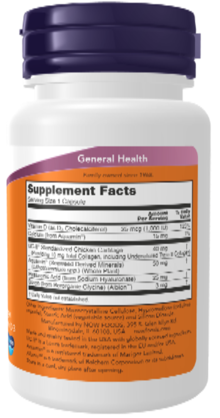 NOW Foods Advanced UC-II Joint Relief 60 Capsules