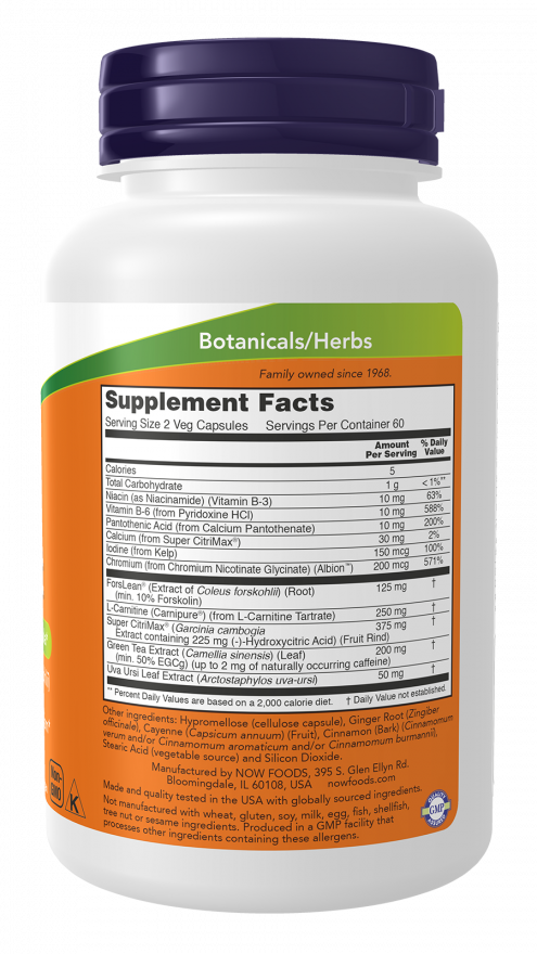 NOW Foods Diet Support 120 Veg Capsules | Weight Management Blend