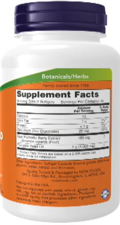 NOW Foods Saw Palmetto Extract | Serenoa Repens | 90 Softgels
