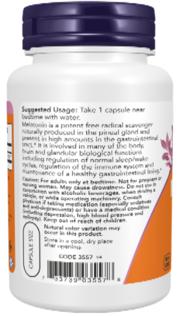 Melatonin Extra Strength 10 mg 100 Veg Capsules