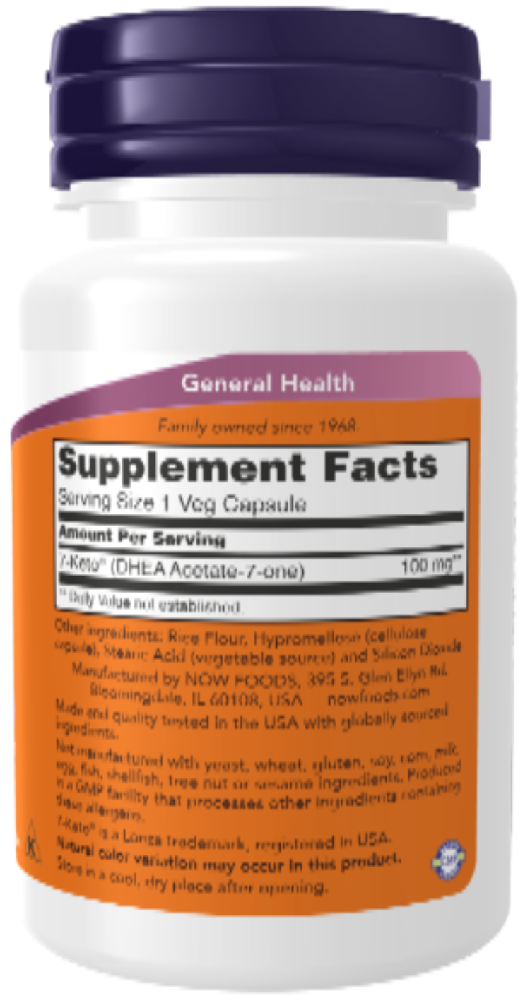 NOW Foods 7-KETO 100 mg 120 VCaps