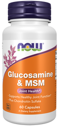 NOW Foods Glucosamine & MSM 60 Capsules