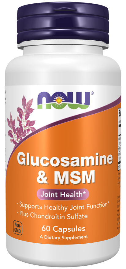 NOW Foods Glucosamine & MSM 60 Capsules