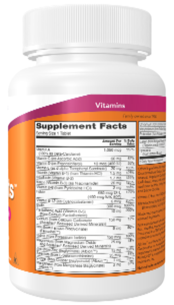 NOW Foods Daily Vits 250 Tablets