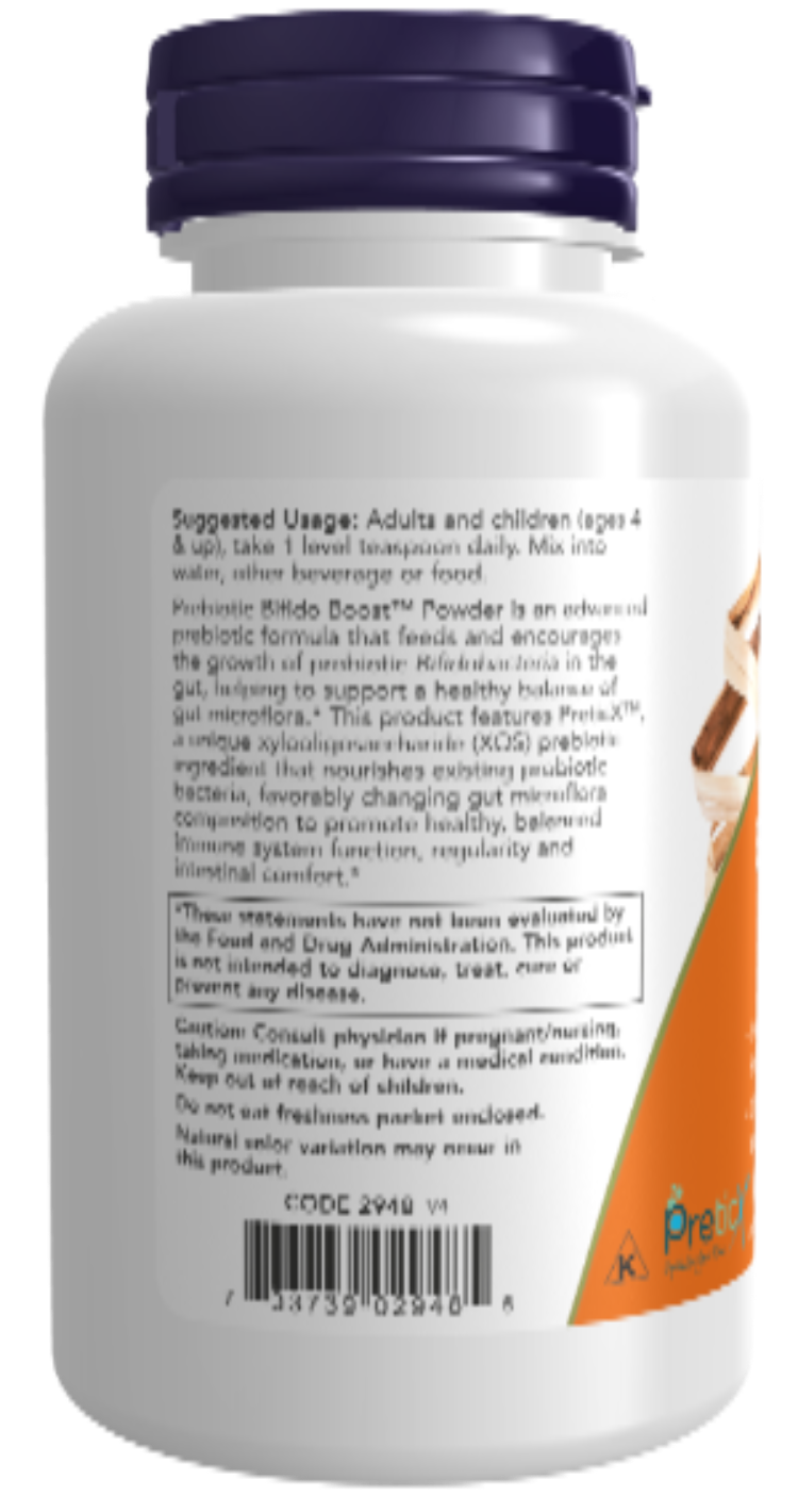 NOW Foods Prebiotic Bifido Boost Powder 3 oz