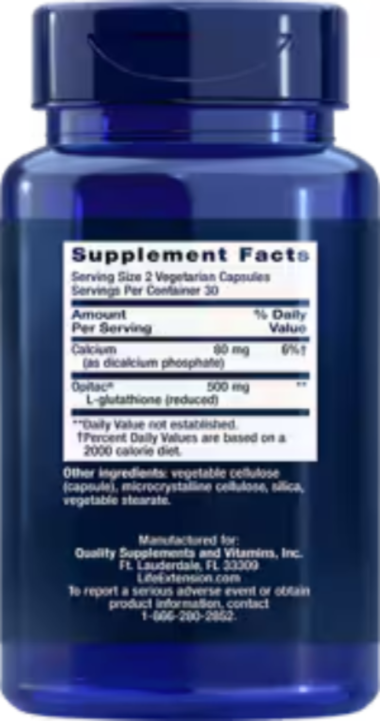 Life Extension Glutathione 60 Vegetarian Capsules