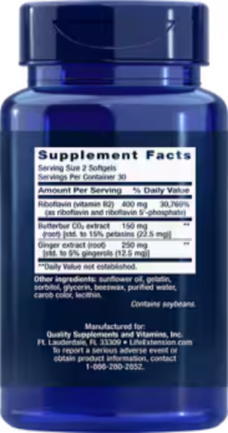 Life Extension Migra-Eeze 60 Softgels