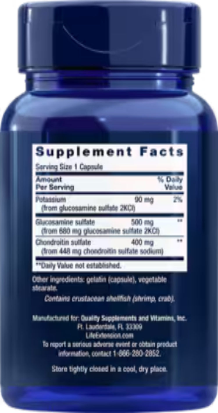Life Extension Glucosamine/Chondroitin 90 Capsules