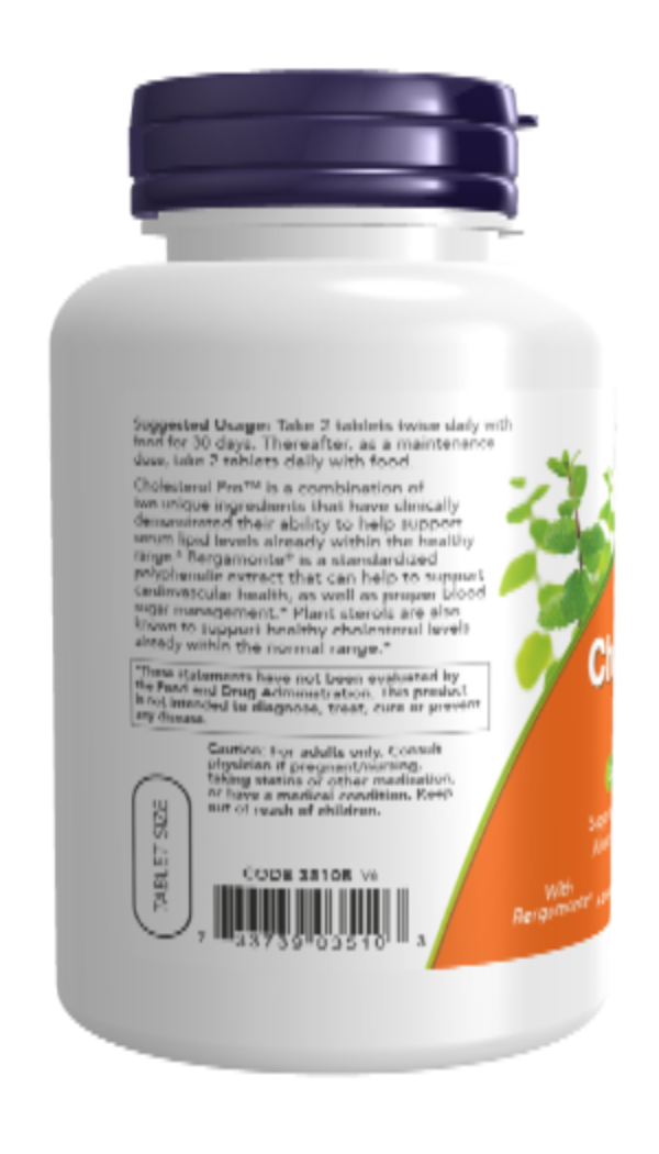 NOW Foods Cholesterol Pro 120 Tablets
