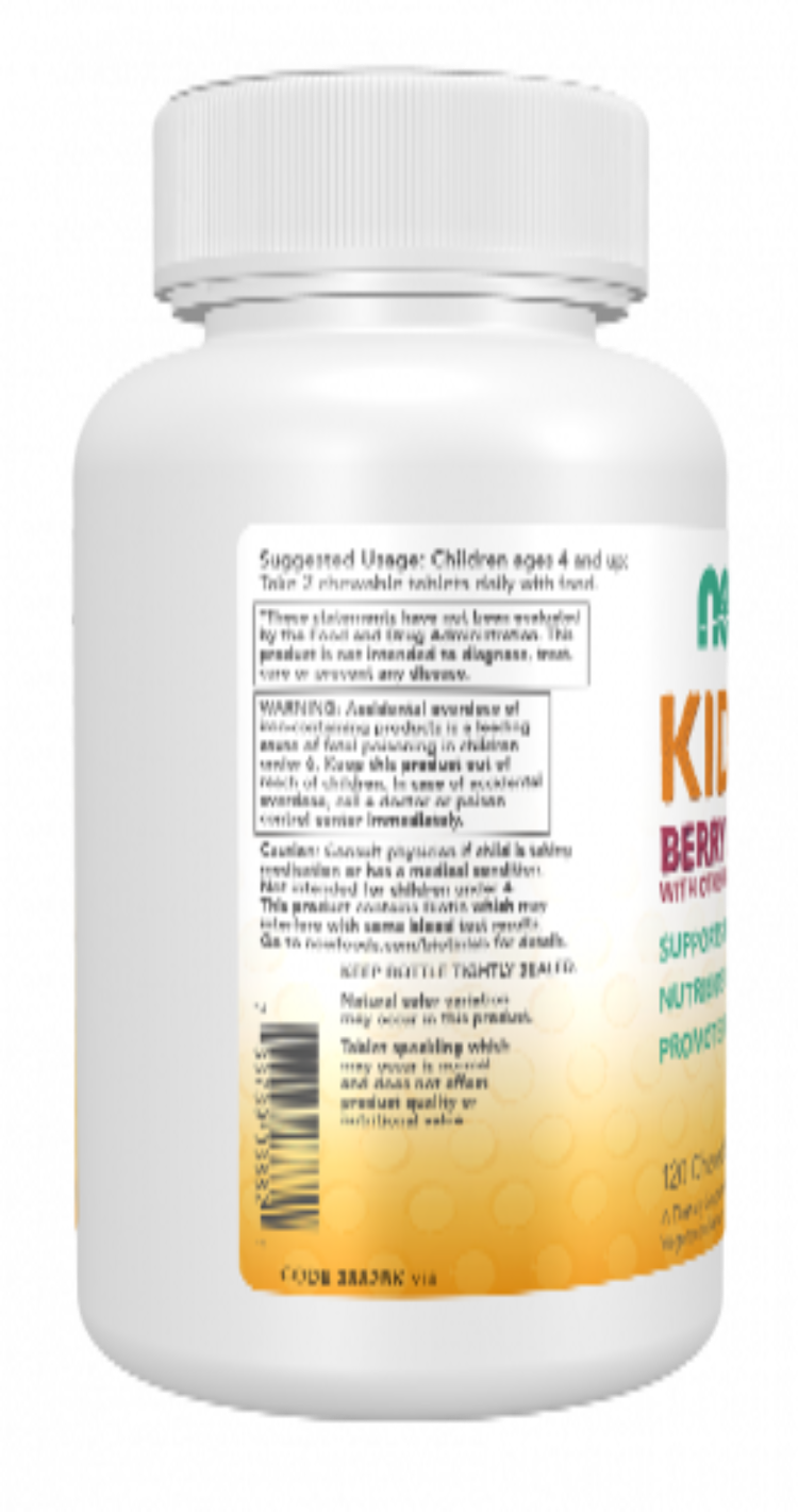 NOW Kids Kid Vits Berry Lemonade 120 Chewables | Children's Multi