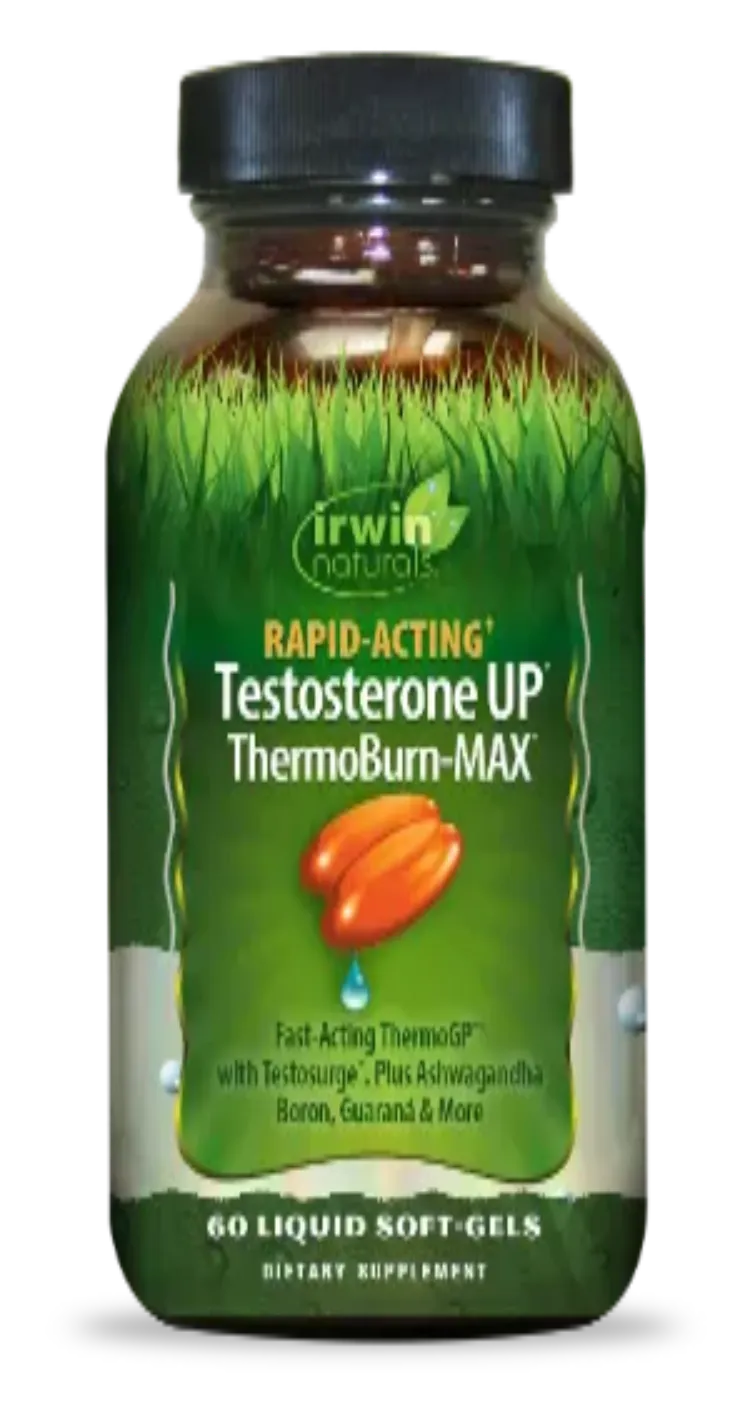 Irwin Naturals Male Vitality UP ThermoBurn-MAX 60 Liquid Soft-Gels