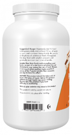 NOW Foods Psyllium Husks Whole 12 oz