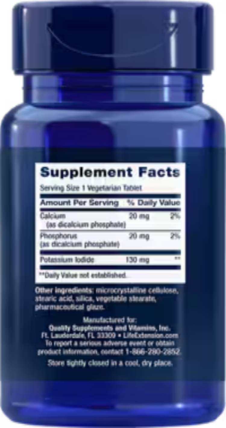 Life Extension Potassium Iodide 14 Tablets