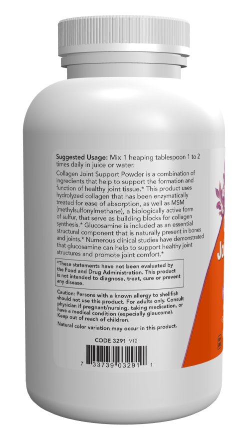 NOW Foods Collagen Joint Support Powder 11 oz