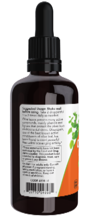 NOW Foods Olive Leaf Glycerite 18% Liquid 2 oz