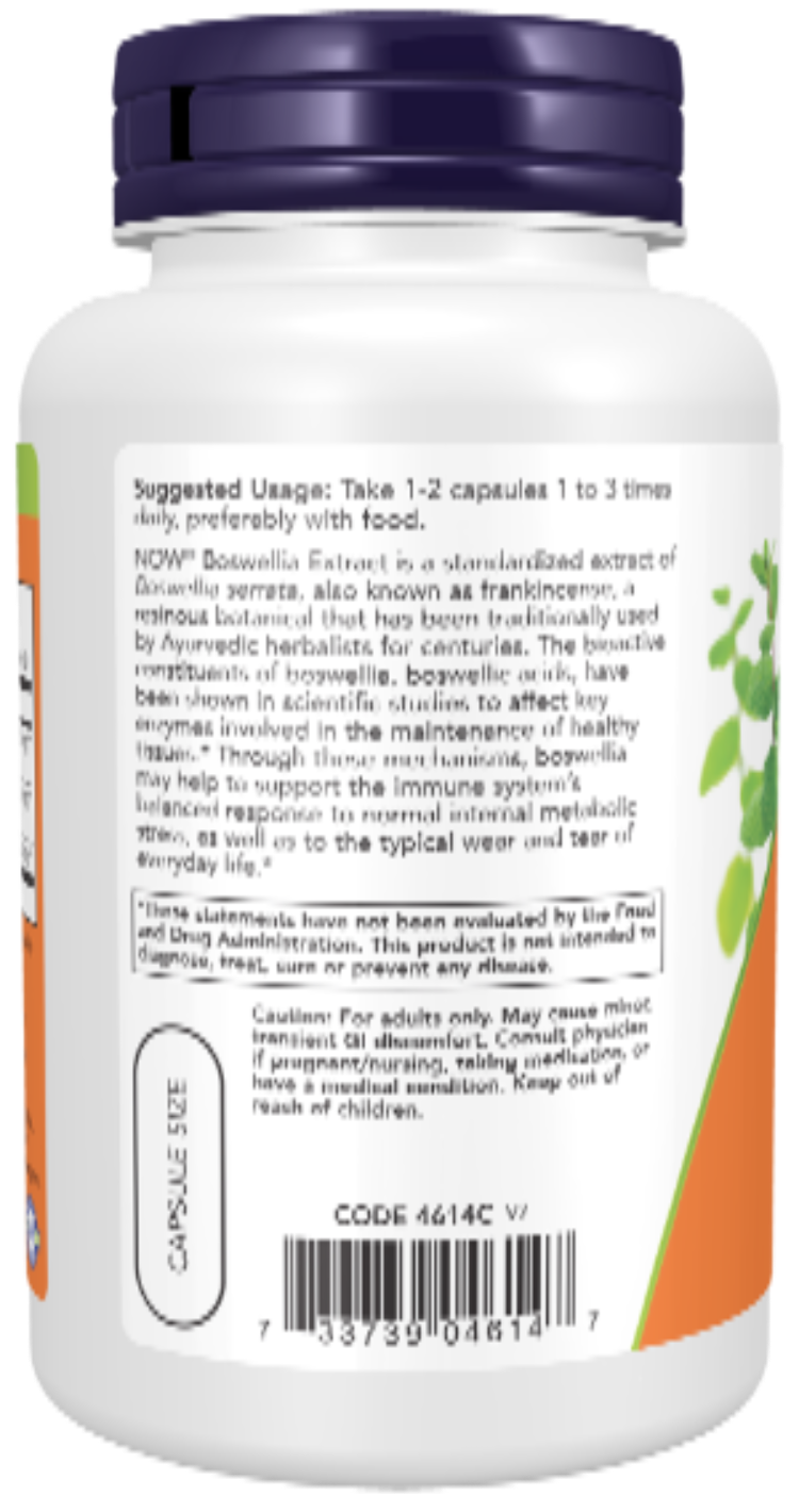 NOW Foods Boswellia Extract 250 mg 120 VCaps