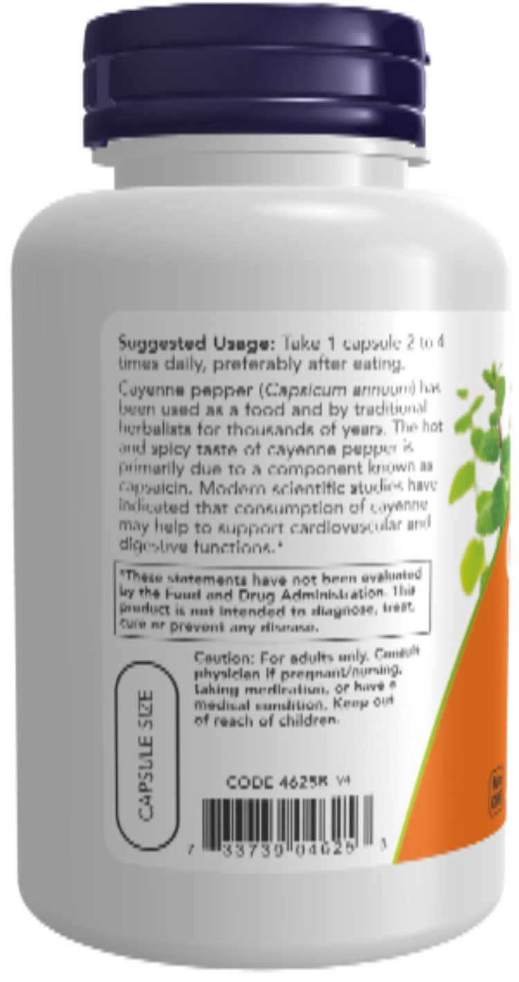 NOW Foods Cayenne 500 mg 100 VCaps
