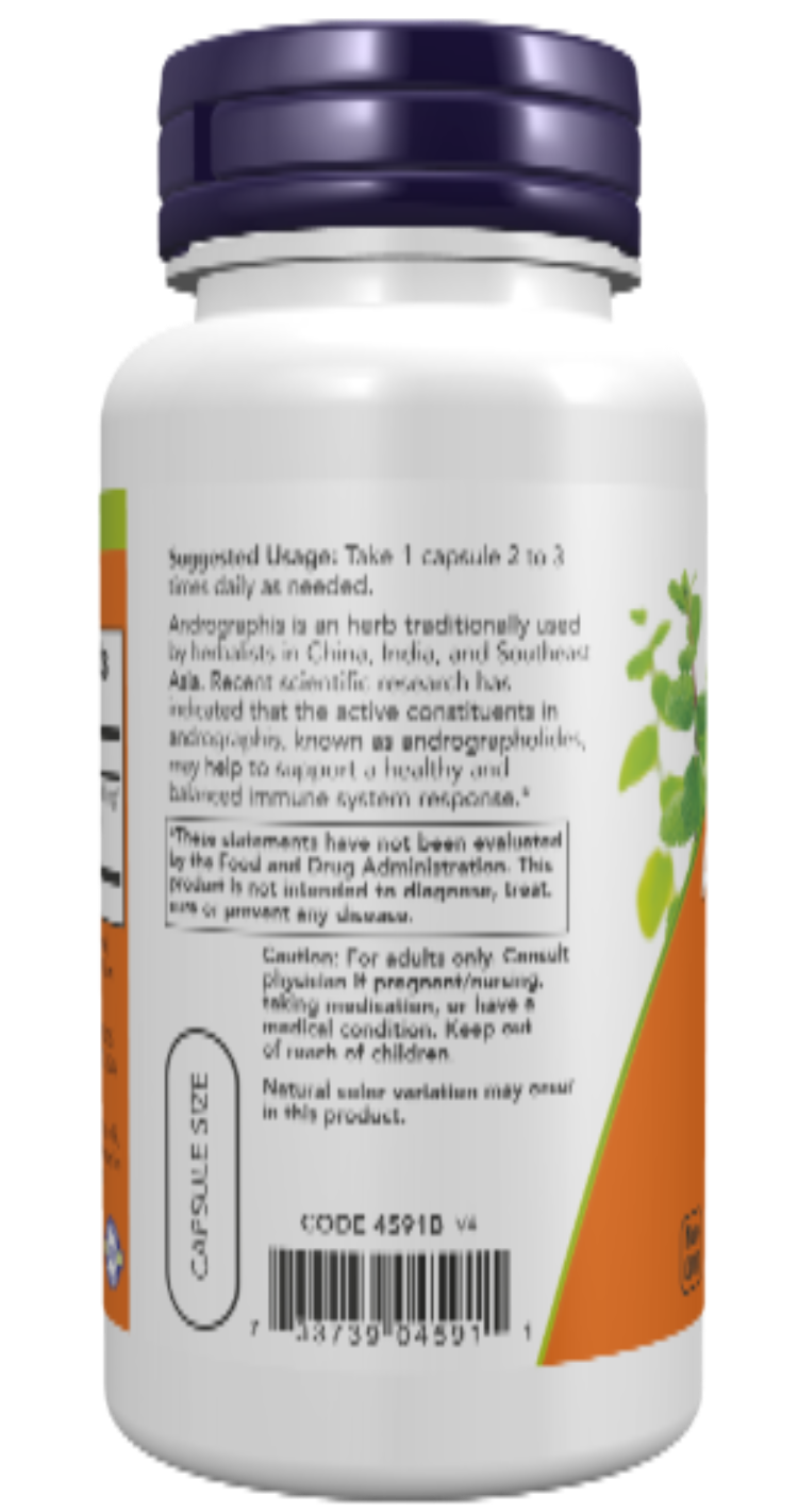 NOW Foods Andrographis Extract 400 mg 90 VCaps