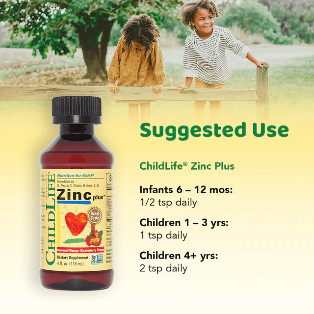 Childlife Liquid Zinc Plus 4 fl oz 118ml