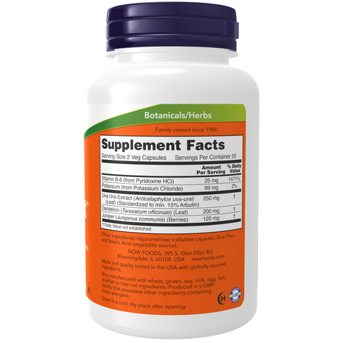 NOW Foods Water Out | Herbal Botanical Blend | 100 Veg Capsules