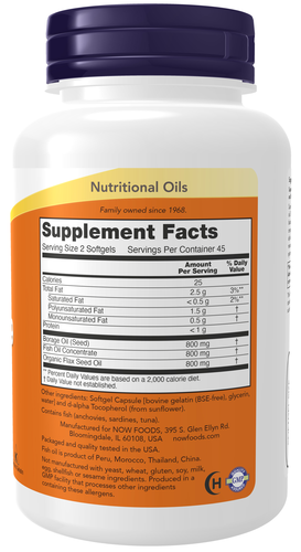 NOW Foods Super Omega 3-6-9 90 Softgels