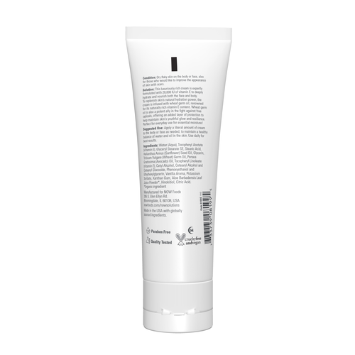 Now Solutions Vitamin E Cream 28,000 IU 4 oz