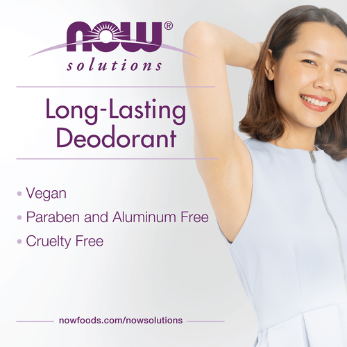 Now Solutions Long-Lasting Deodorant Stick Rose + Ylang Ylang 2.2 oz