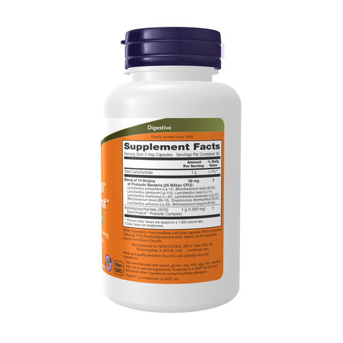 NOW Foods Probiotic-10 & Bifido Boost 90 Veg Capsules