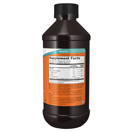 NOW Foods Iron Liquid 8 oz